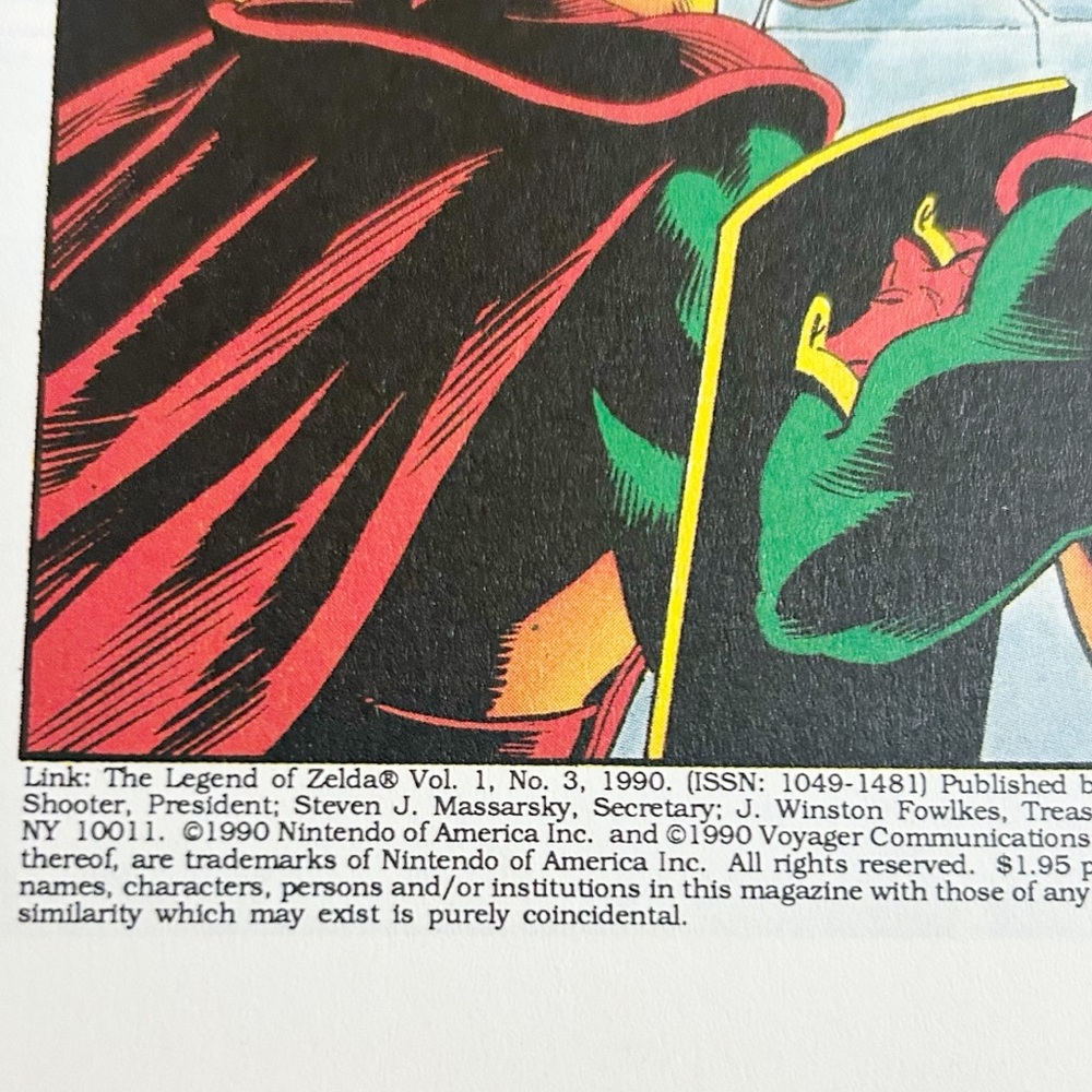 Vintage 1990 Nintendo Link The Legend of Zelda Comic Book Vol 1 No 3 Valiant 90s - Picture 5 of 6